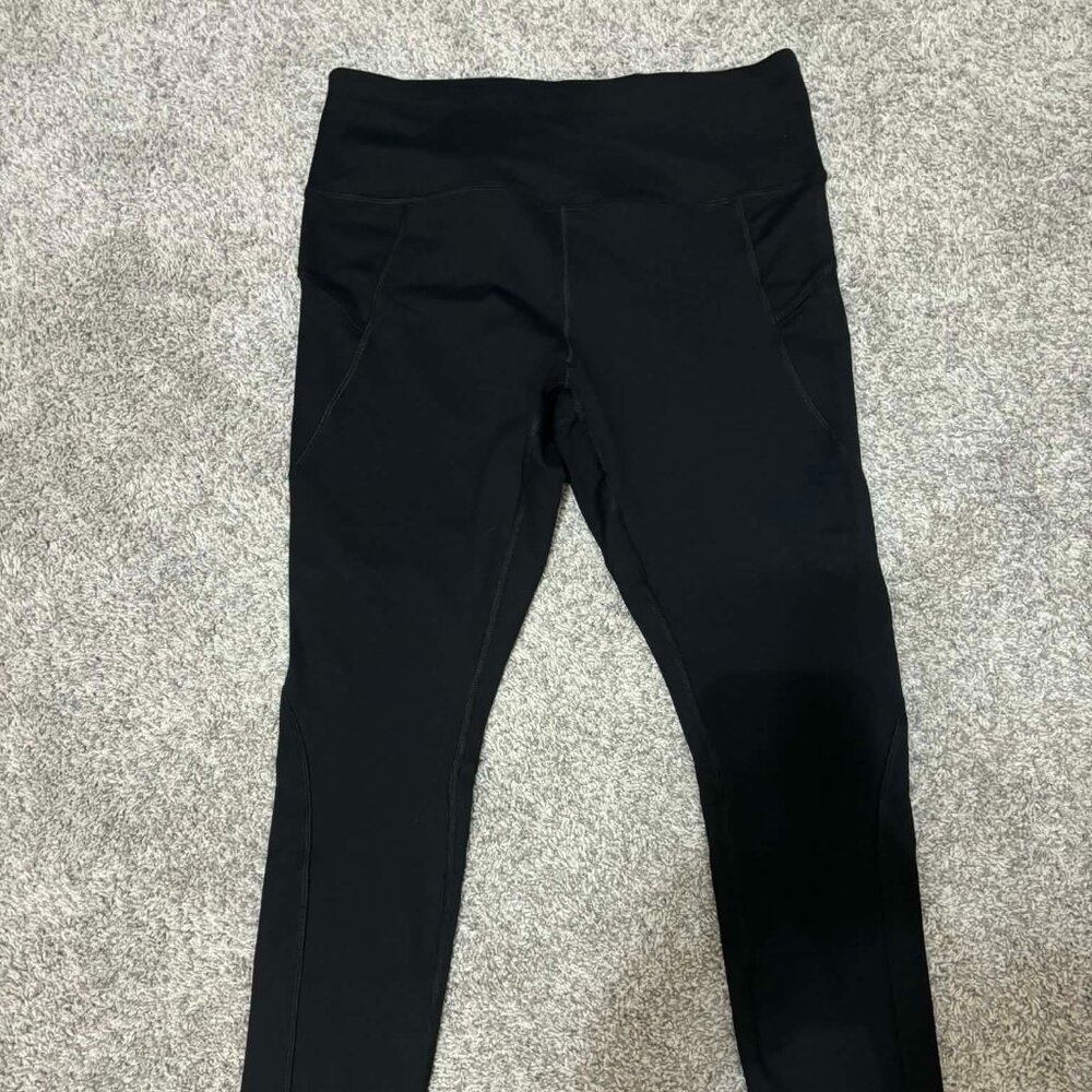 Women's Like New Long Black Leggings by RBX